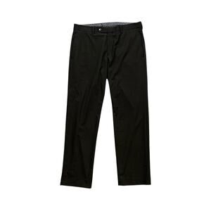 Lauren Ralph Lauren Pants Mens 34 Black Flat Front Business Formal Dress LRL